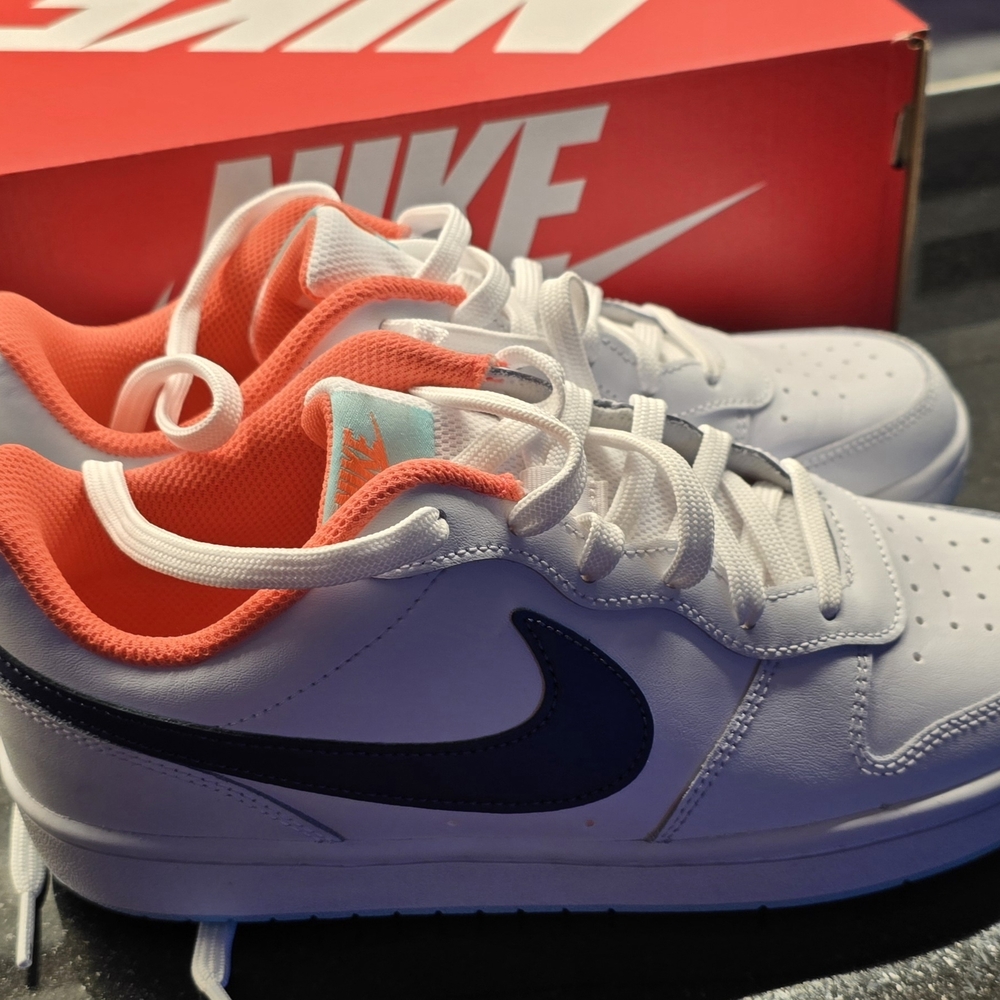 NIB Nike White and Blue Sneakers - Picture 4 of 8
